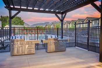 Outdoor grill area